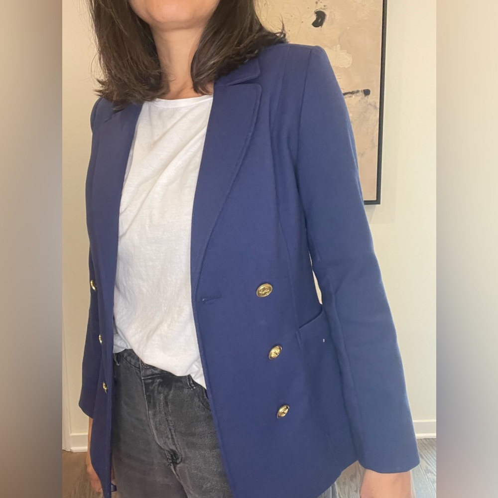 H&M blue blazer jacket